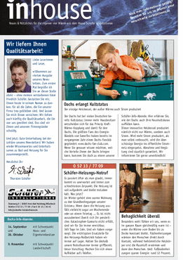 Inhouse Newsletter 2.2004