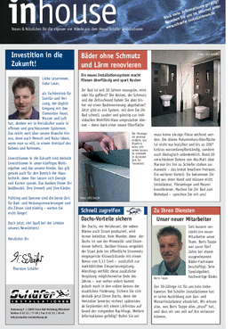 Inhouse Newsletter 1.2005