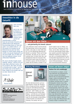 Inhouse Newsletter 1.2006