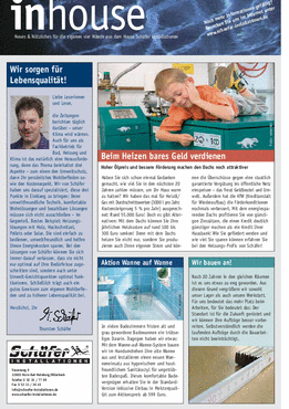 Inhouse Newsletter 2.2006