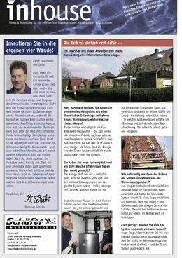 Inhouse Newsletter 2.2009