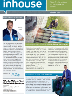 Inhouse Newsletter 1.2017