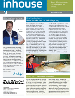 Inhouse Newsletter 1.2018