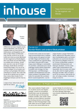 Inhouse Newsletter 1.2021